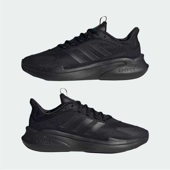 Adidas AlphaEdge+ Atheltic Running Shoes IF7290 Core Black NIB Women’s Size 7.5 - Picture 2 of 9